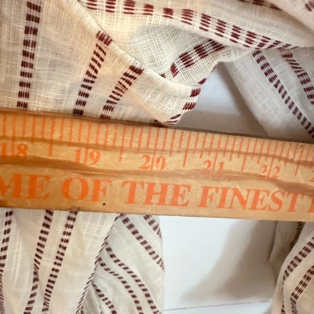 NWT ELIZABETH AND JAMES Pintuck puff sleeve 100% cotton cottagecore gypsy blouse - Picture 11 of 14